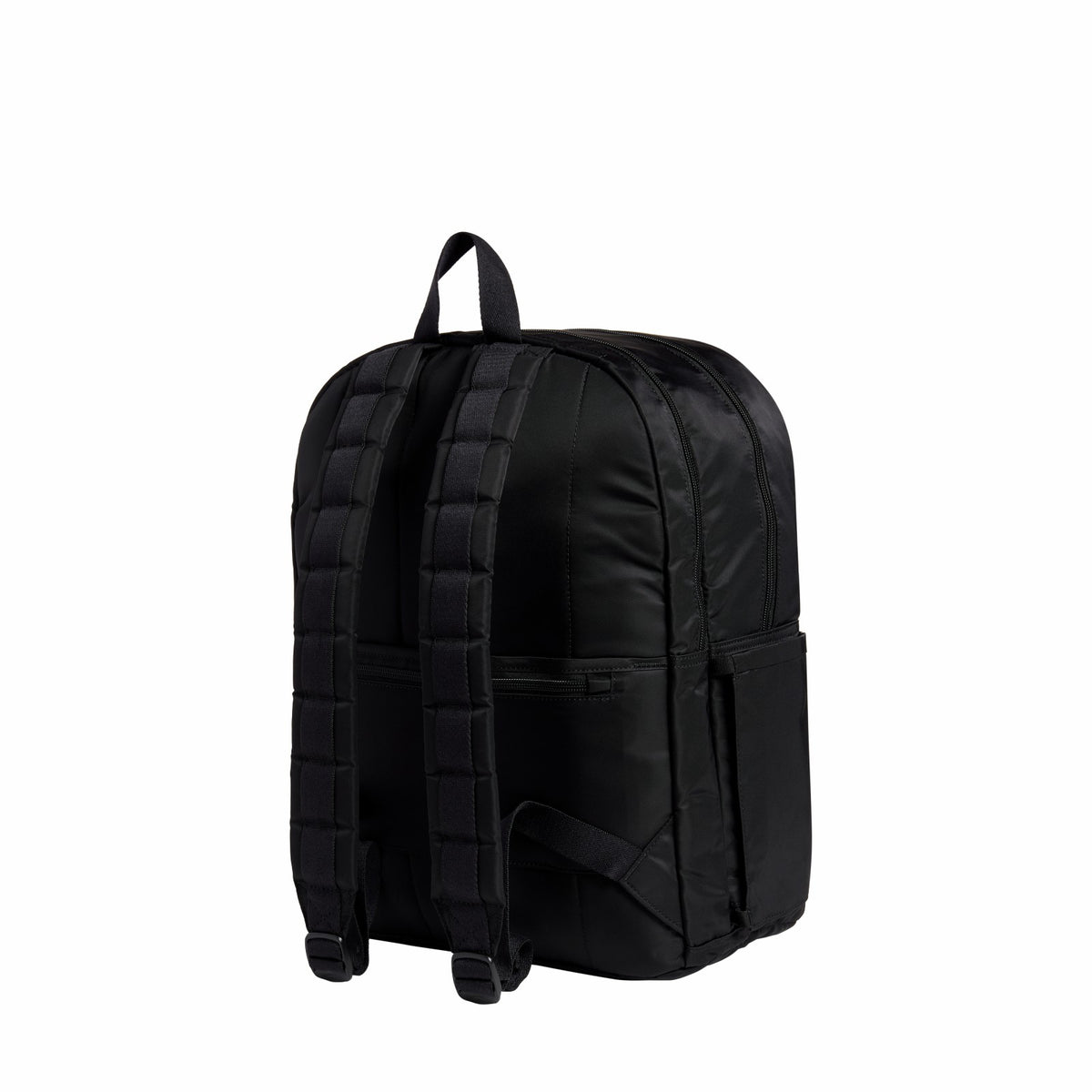 Evans Double Pocket Large Backpack Nylon Black | State Bags Best Seller