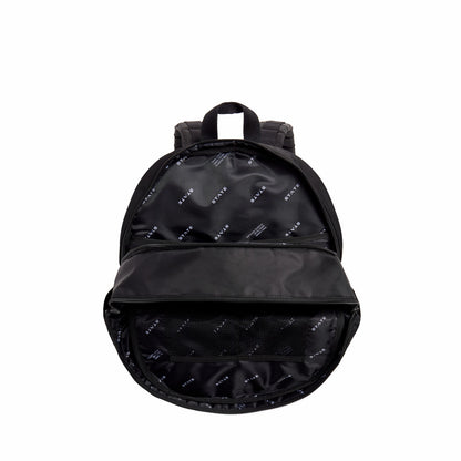 Evans Double Pocket Large Backpack Nylon Black | State Bags Best Seller