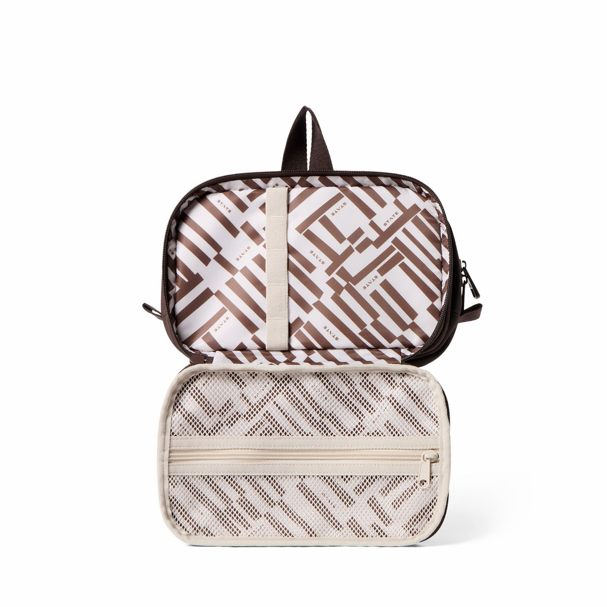 Hart Dopp Kit Nylon Brown | State Bags Sale