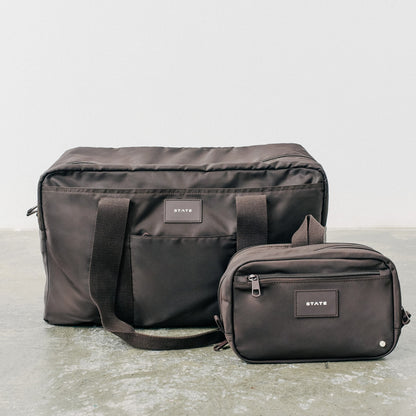Hart Dopp Kit Nylon Brown | State Bags Sale