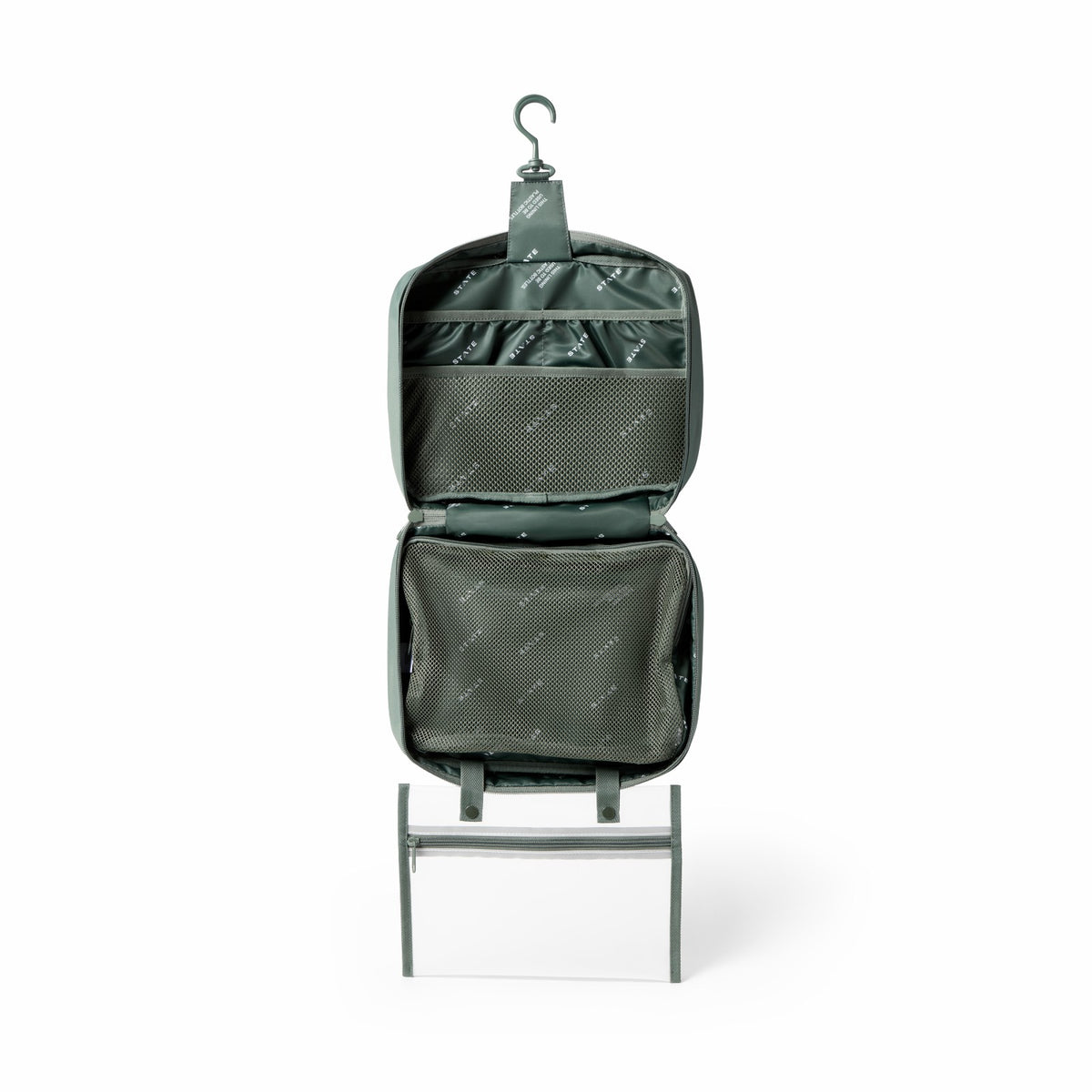 Bensen Toiletry Kit Nylon Olive | State Bags Best Seller