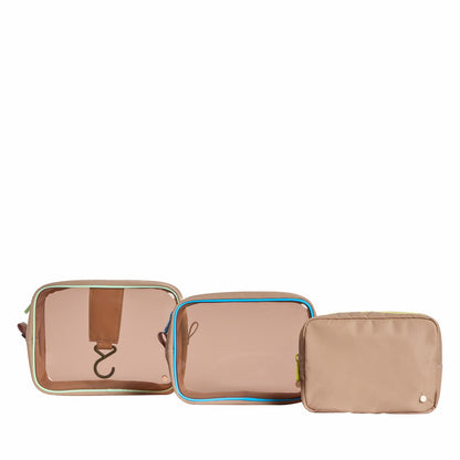 Travel Pouch Set TPU Latte | State Bags Value