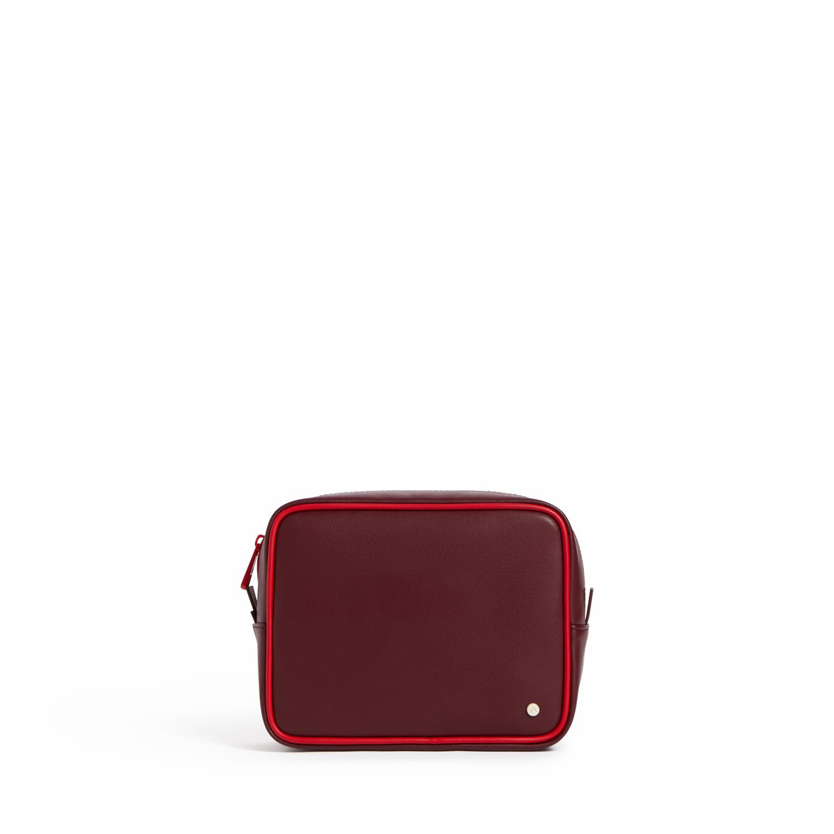 Travel Pouch Set of Two Vegan Leather Burgundy | State Bags Discount