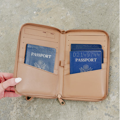 Passport Holder Vegan Leather Sand | State Bags Top Pick