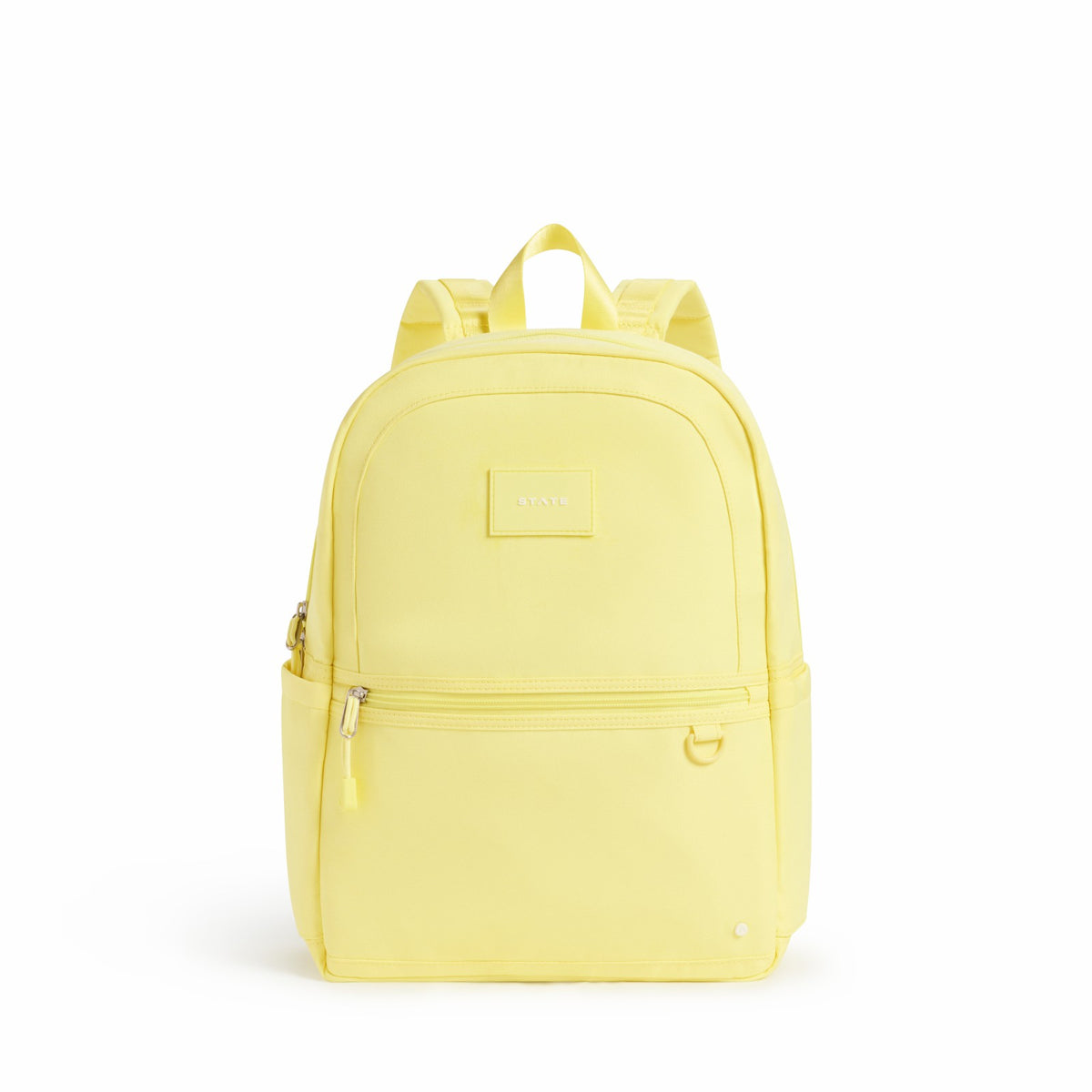 Kane Kids Travel Backpack Recycled Polyester Canvas Solids Butter Yellow | State Bags Exclusive