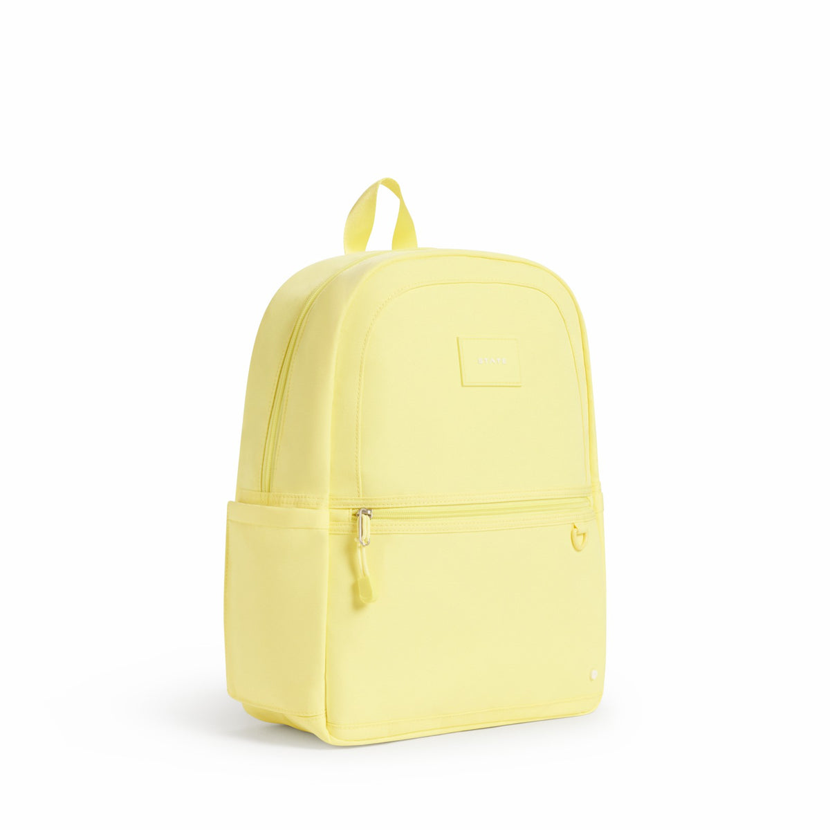 Kane Kids Travel Backpack Recycled Polyester Canvas Solids Butter Yellow | State Bags Exclusive