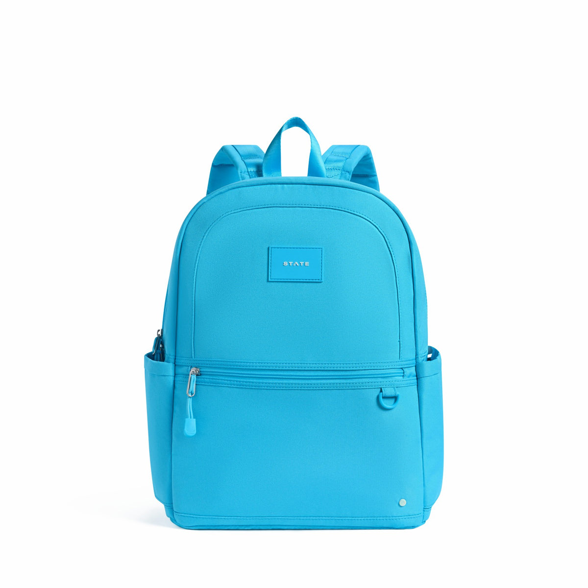 Kane Kids Double Pocket Recycled Polyester Canvas Bright Blue | State Bags Quality