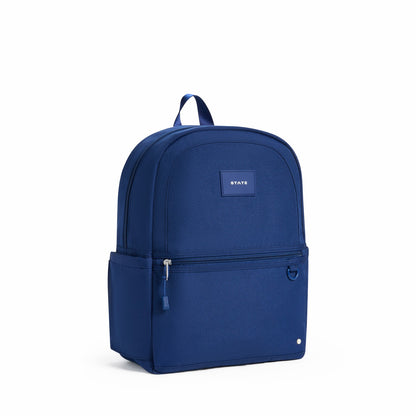 Kane Kids Travel Backpack Recycled Polyester Canvas Solids Navy | State Bags Special Offer