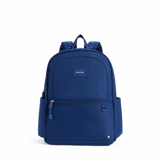 Kane Kids Double Pocket Recycled Polyester Canvas Navy | State Bags Sale