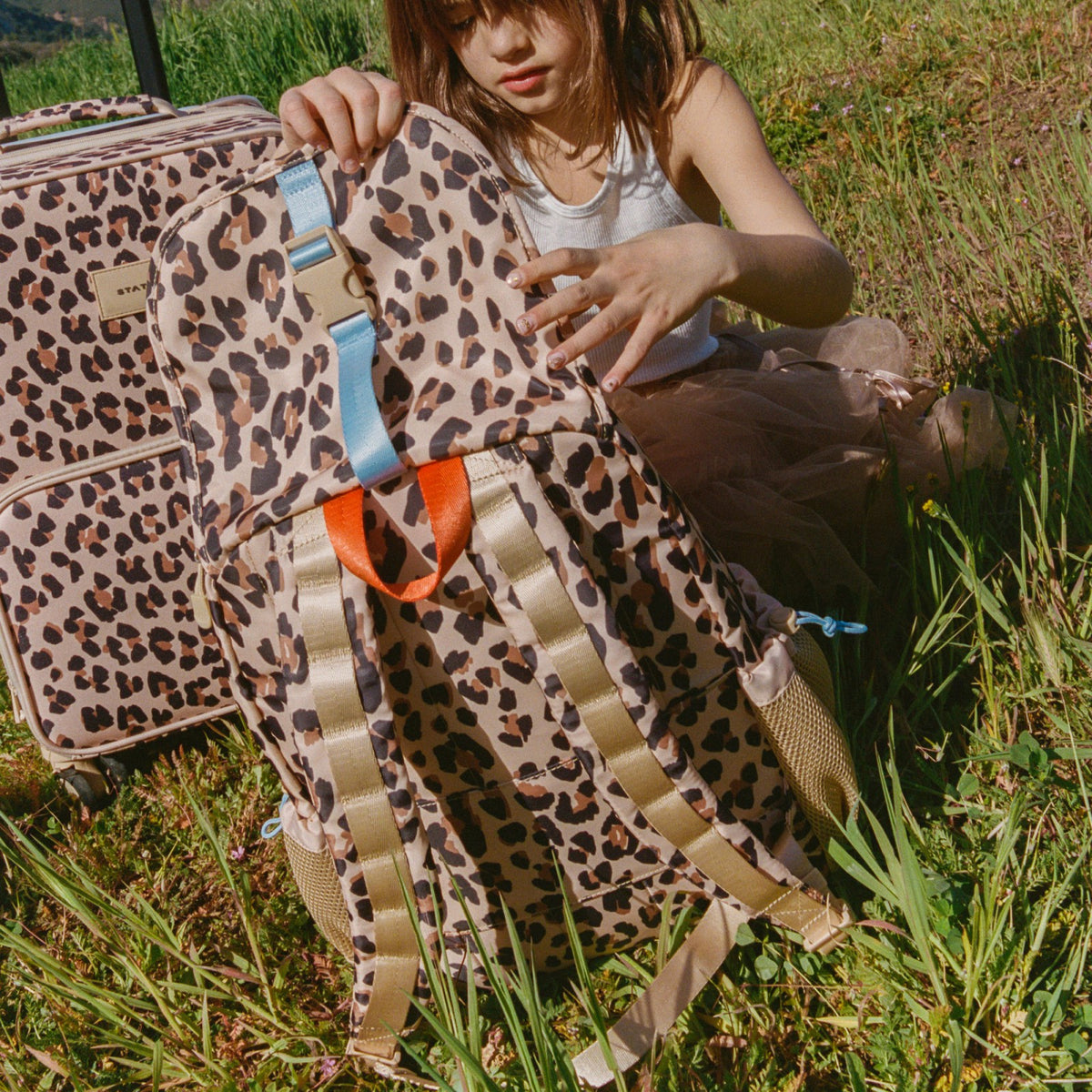 Charlie Rucksack Nylon Leopard | State Bags Top Pick
