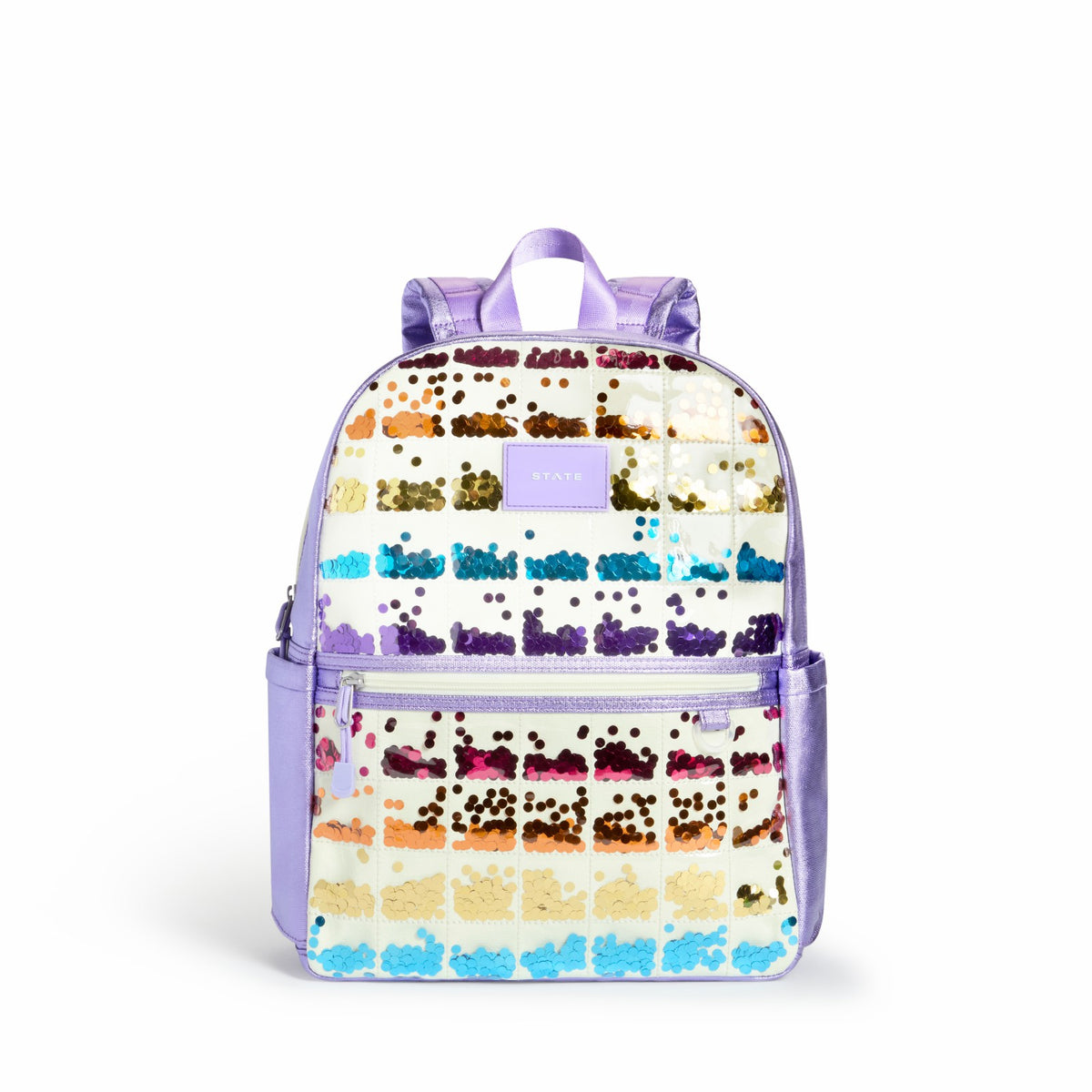 Kane Kids Backpack Lilac Quilted Sequins | State Bags Exclusive