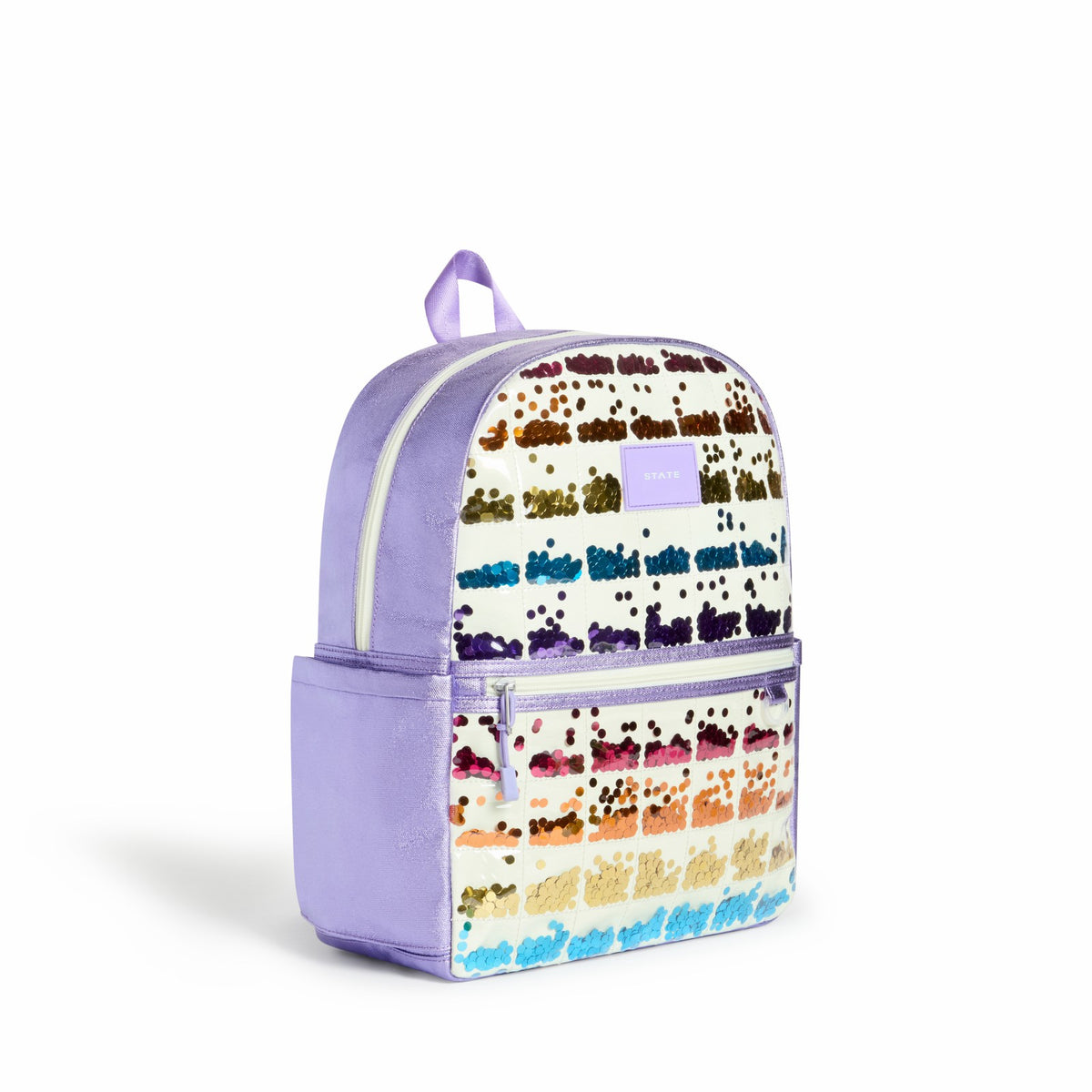 Kane Kids Backpack Lilac Quilted Sequins | State Bags Exclusive