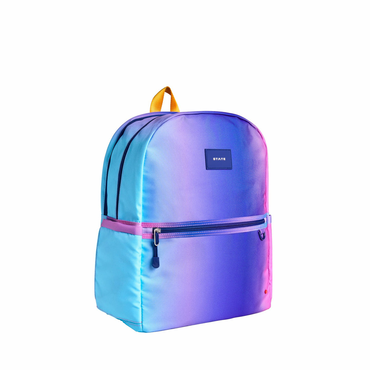 Kane Kids Large Backpack Recycled Poly Canvas Blue/Pink Gradient | State Bags Customer Favorite