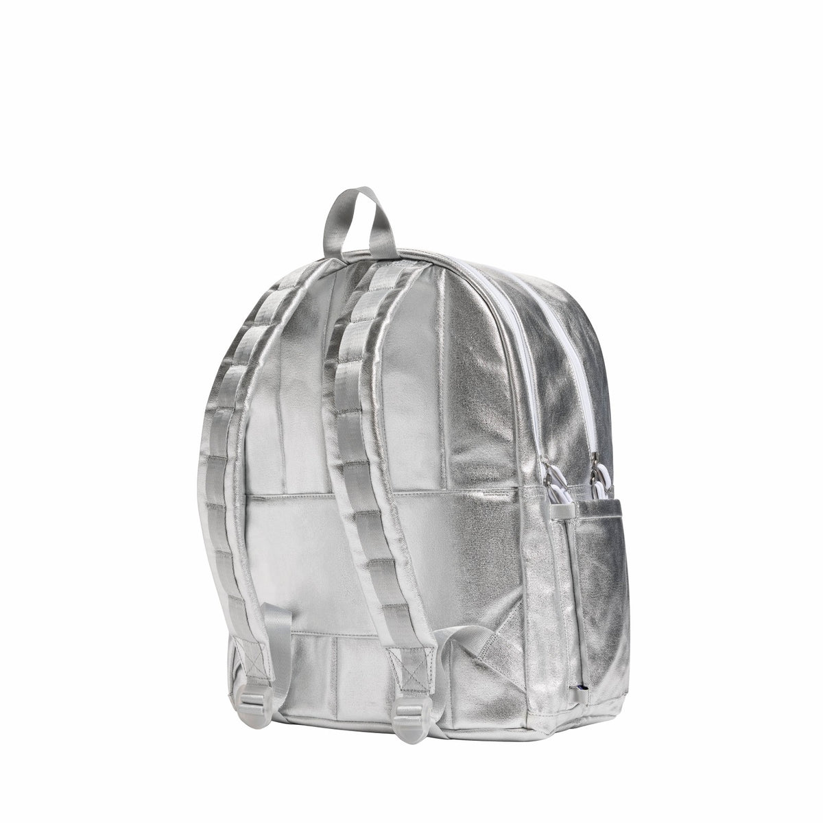 Kane Kids Double Pocket Backpack Metallic Fuzzy Hearts | State Bags Essential