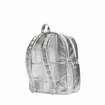 Kane Kids Double Pocket Backpack Metallic Fuzzy Hearts | State Bags Essential