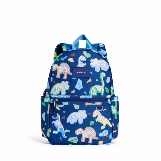 Kane Kids Mini Backpack Recycled Polycanvas Dino Fossils | State Bags New