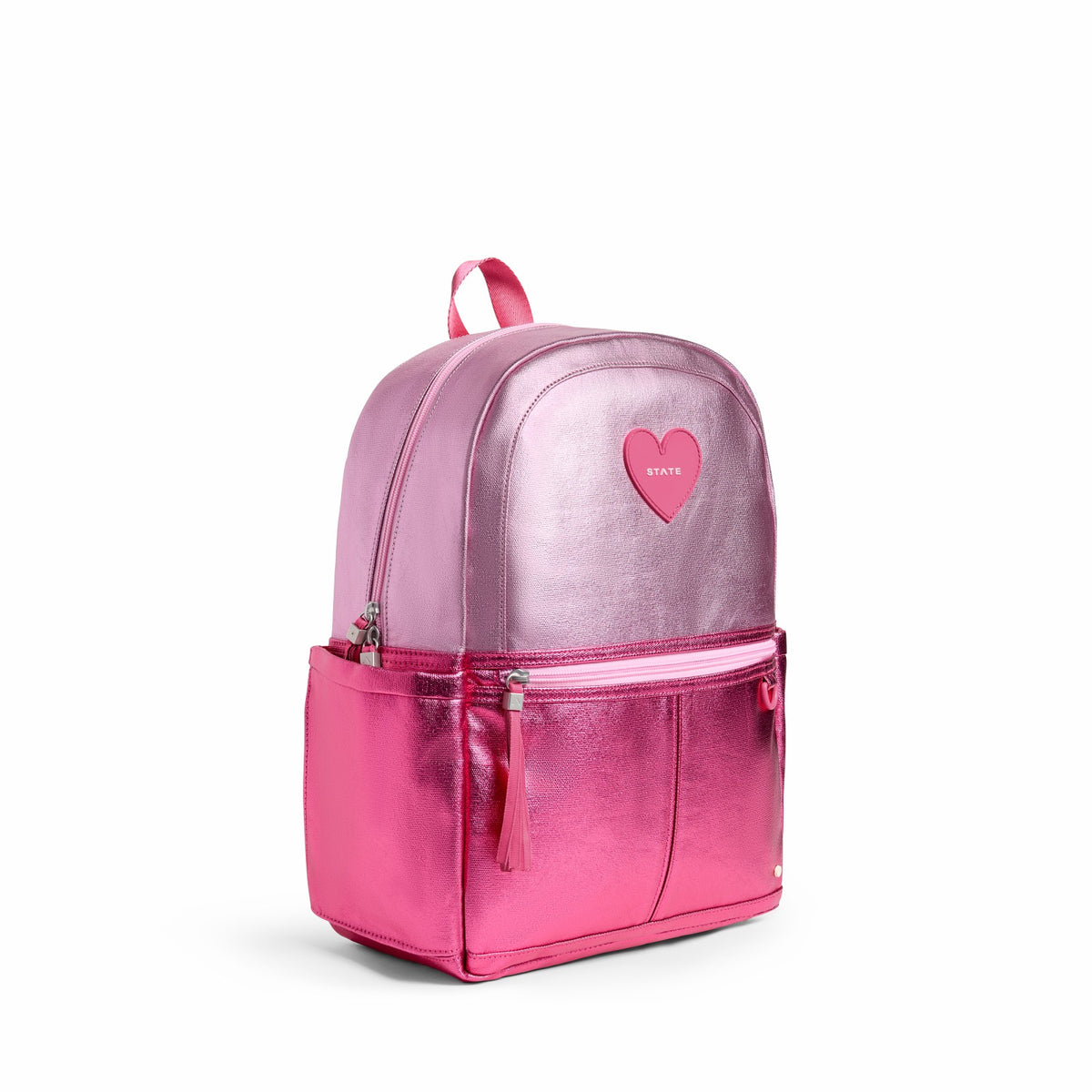 Kane Kids Backpack Metallic Pink/Hot Pink Colorblock | State Bags Best Seller