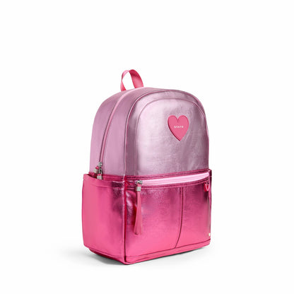 Kane Kids Backpack Metallic Pink/Hot Pink Colorblock | State Bags Best Seller