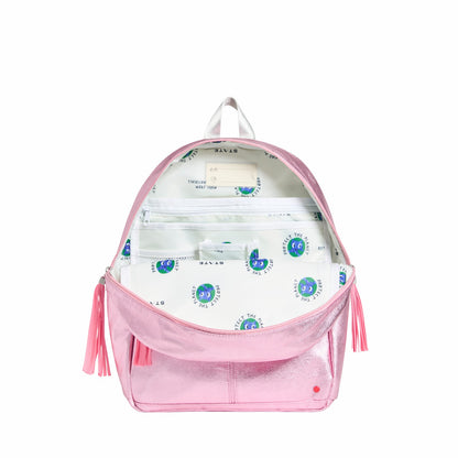 Kane Kids Backpack Metallic Pink/Hot Pink Colorblock | State Bags Best Seller