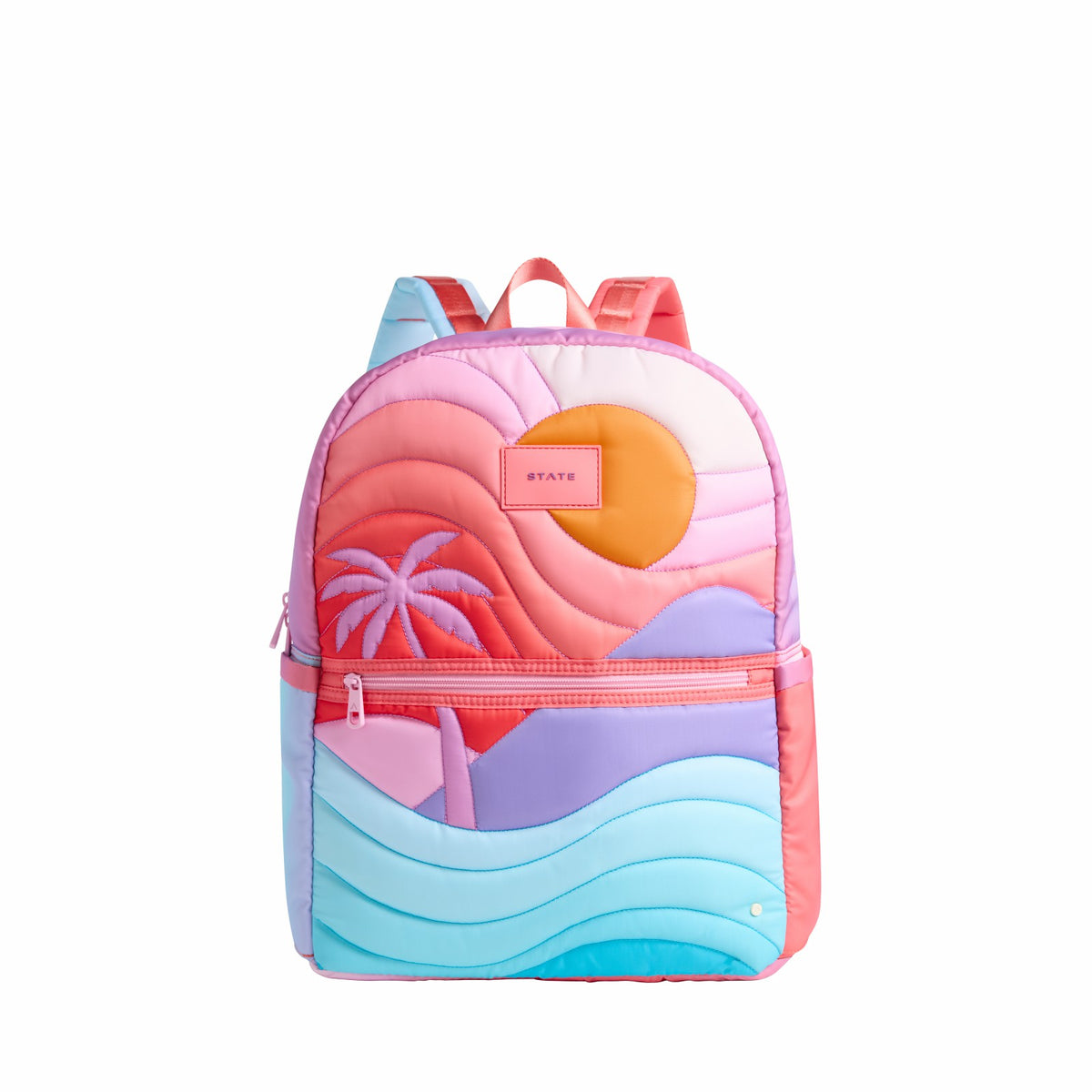 Kane Kids Large Backpack Nylon Puffer Sunset | State Bags Deals