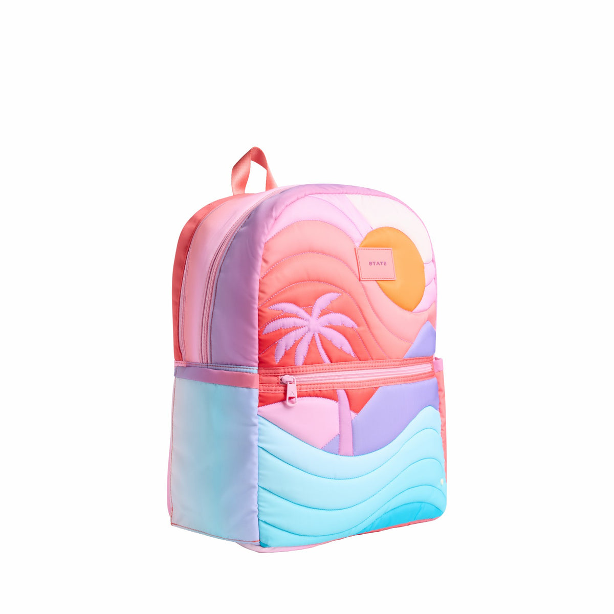 Kane Kids Large Backpack Nylon Puffer Sunset | State Bags Deals