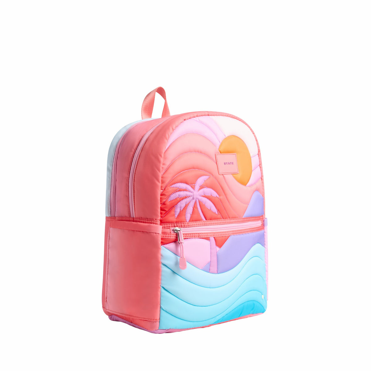 Kane Kids Double Pocket Nylon Puffer Sunset | State Bags Classic