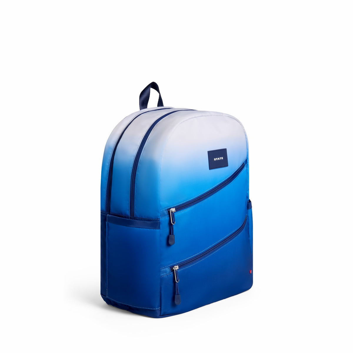 Kane Kids Large Backpack Nylon Blue Gradient Diagonal Zipper | State Bags Quality