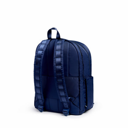 Kane Kids Double Pocket Nylon Puffer Blue Chevron | State Bags Premium