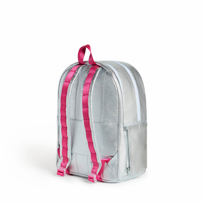 Kane Kids Double Pocket Backpack Metallic Happy Fuzzy Hearts | State Bags Top Pick