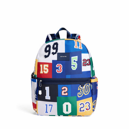 Kane Kids Travel Backpack Polyester Canvas Varsity Numbers | State Bags New