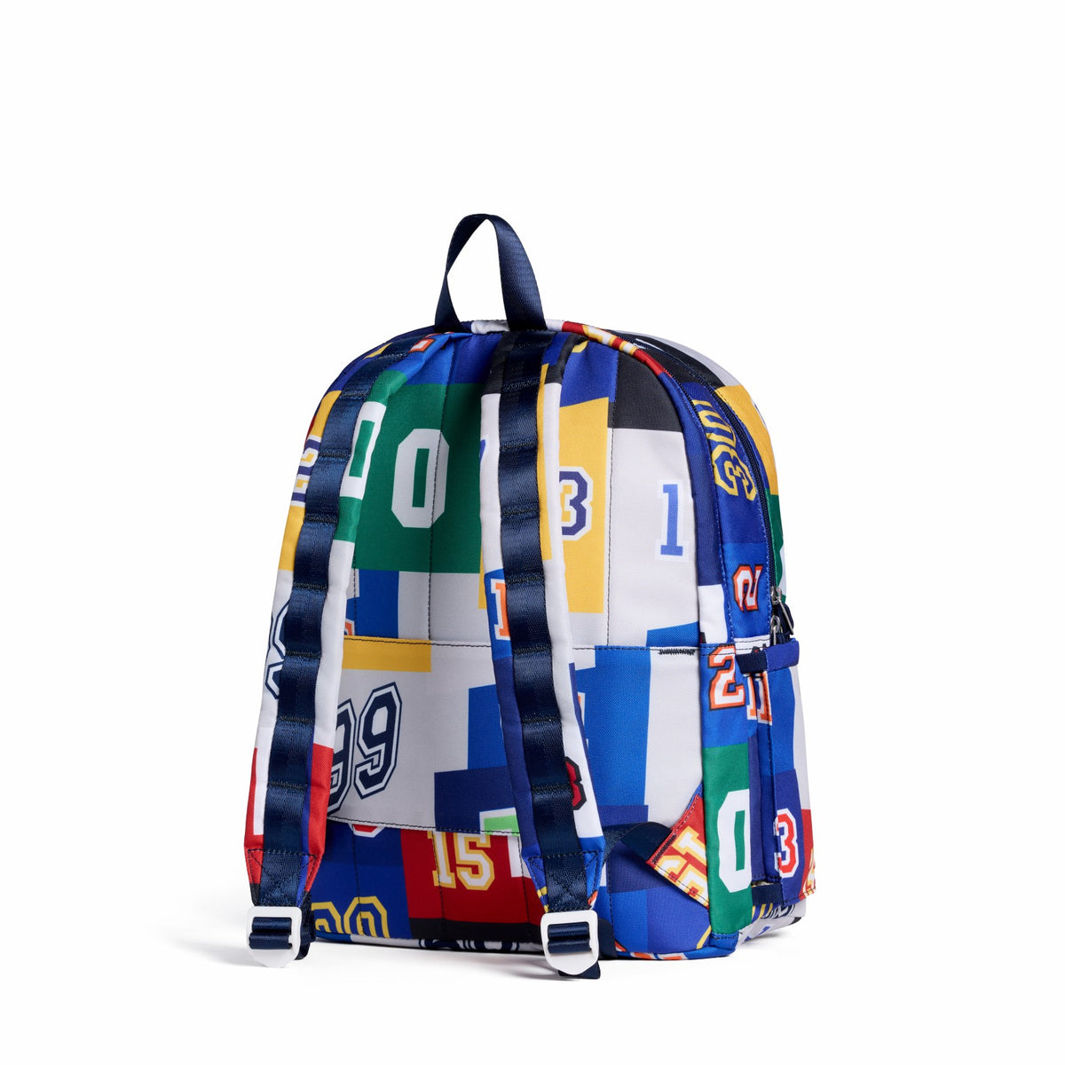 Kane Double Pocket Backpack Recycled Poly Canvas Varsity Numbers | State Bags Popular